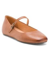 Marshalls - Leather Agnes Mary Jane Ballet Flats For - Lyst