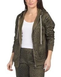 Marshalls - Cheetah Print Zip Up Hoodie For - Lyst