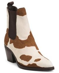 Marshalls - Leather Sisi Western Booties For - Lyst