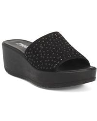 Marshalls - Suede Wedge Sandals For - Lyst