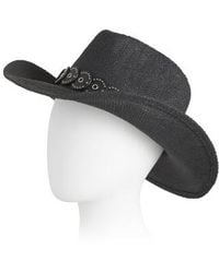 Marshalls - Disc Studded Trim Western Hat For - Lyst