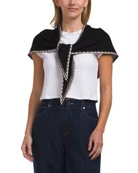 Marshalls - Poly Knit Triangle Scarf For - Lyst