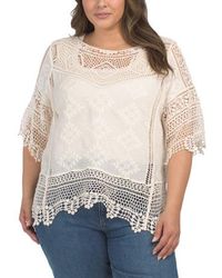Marshalls - Plus Crochet Top For - Lyst