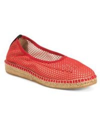 Marshalls - Allium Scrunch Back Espadrille Flats With Suede Lining For - Lyst