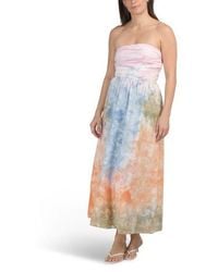 Marshalls - Kamila Strapless Midi Dress For - Lyst