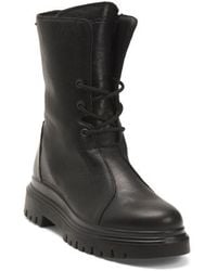 Marshalls - Leather Laced Up Booties For - Lyst