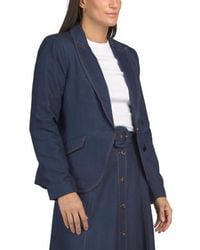 Marshalls - Button Front Blazer With Pockets For - Lyst
