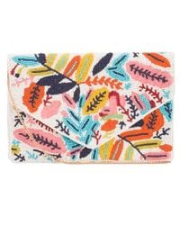 Marshalls - Beaded Tropical Leaf Envelope Clutch For - Lyst