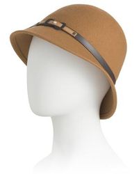Marshalls - Wool Cloche Hat With Trim For - Lyst