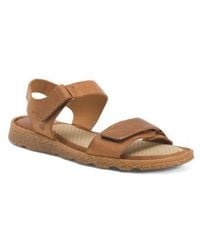 Marshalls - Leather Tabra Comfort Sandals For - Lyst