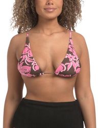 Marshalls - Built Up Triangle Swim Top For - Lyst