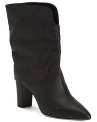 Marshalls - Leather Totally Pointy Toe Fold Over Boots For - Lyst