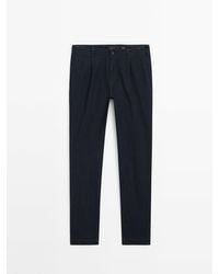 MASSIMO DUTTI - Relaxed-Fit Jeans With Darts - Lyst