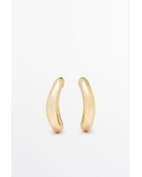 MASSIMO DUTTI - Voluminous Hoop Earrings - Lyst