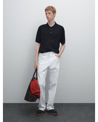 MASSIMO DUTTI - Polo Punto Canalé - Lyst