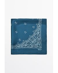 MASSIMO DUTTI - Paisley Print Scarf - Lyst