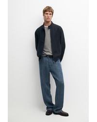 MASSIMO DUTTI - 100% Linen Tab Collar Jacket - Lyst