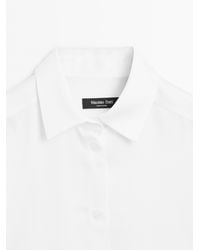 MASSIMO DUTTI - Flowing Satin Shirt - Lyst