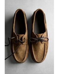 MASSIMO DUTTI - Leather Boat Shoe - Lyst