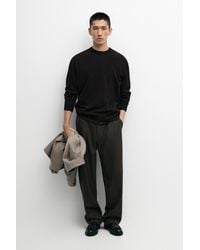 MASSIMO DUTTI - Knit 100% Cashmere Round Neck Sweater - Lyst