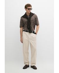 MASSIMO DUTTI - Relaxed Fit Pants With Darts - Lyst
