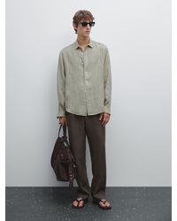 MASSIMO DUTTI - Camisa Rayas Regular Fit - Lyst