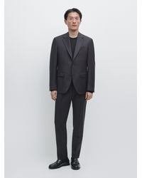 MASSIMO DUTTI - Cold Wool Suit Trousers - Lyst