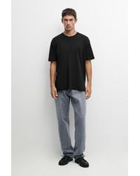 MASSIMO DUTTI - 100% Cotton Short Sleeve T-Shirt - Lyst