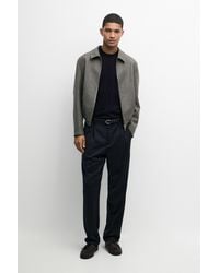 MASSIMO DUTTI - 100% Wool Straight-Leg Pants - Lyst