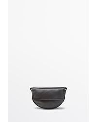 MASSIMO DUTTI - Nappa Leather Mini Crossbody Bag - Lyst