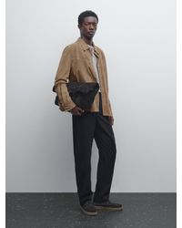 MASSIMO DUTTI - Pantaloni Jogger Fit 100% Cotone - Lyst