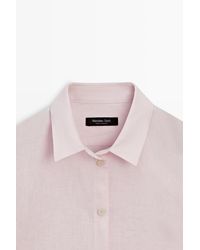 MASSIMO DUTTI - Flowing 100% Linen Shirt - Lyst