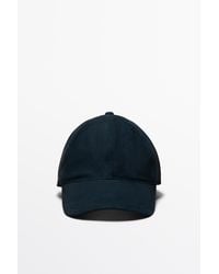 MASSIMO DUTTI - Suede Cap - Lyst