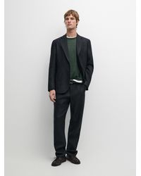 MASSIMO DUTTI - Linen Suit Trousers - Lyst