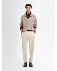 MASSIMO DUTTI - Strickpullover Mit Stehkragen - Lyst