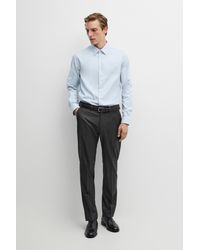 MASSIMO DUTTI - Slim Fit 100% Cotton Oxford Shirt - Lyst