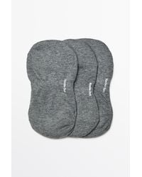 MASSIMO DUTTI - Pack Of 3 Pairs Of No-Show Cotton Blend Socks - Lyst