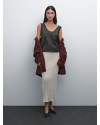 ◆Massimo Dutti◆ Pleated Balloon Midi Skirt 05231530122-o8.jpg?ts=