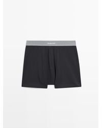 MASSIMO DUTTI - Boxers With Logo Waistband - Lyst