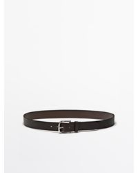 MASSIMO DUTTI - Riem Van Verouderd Leer - Lyst