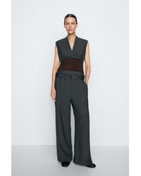 MASSIMO DUTTI - Studio Total Look Elasticated Pants - Lyst