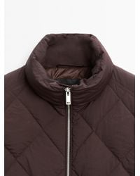 MASSIMO DUTTI - Short Water-Repellent Down Jacket - Lyst