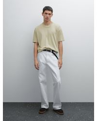 MASSIMO DUTTI - T-Shirt Medium Weight 100 Coton - Lyst