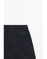 MASSIMO DUTTI - Plain Swimming Trunks With Waist Detail - Lyst