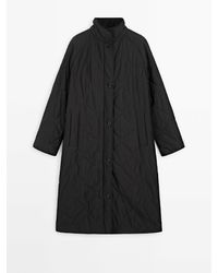MASSIMO DUTTI - Gewatteerde Jas Met Diamantmotief - Lyst