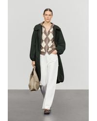 MASSIMO DUTTI - Hooded Zip-Up Knit Cardigan - Lyst