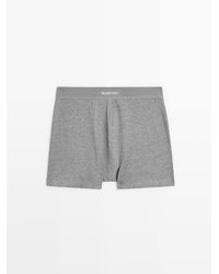MASSIMO DUTTI - Boxers With Logo Waistband - Lyst