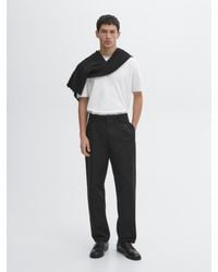 MASSIMO DUTTI - T-Shirt Rundausschnitt - Lyst