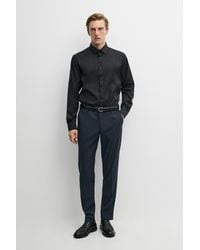 MASSIMO DUTTI - Slim Fit Stretch Shirt - Lyst
