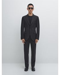 MASSIMO DUTTI - Anzugblazer Aus 100 Wolle - Lyst